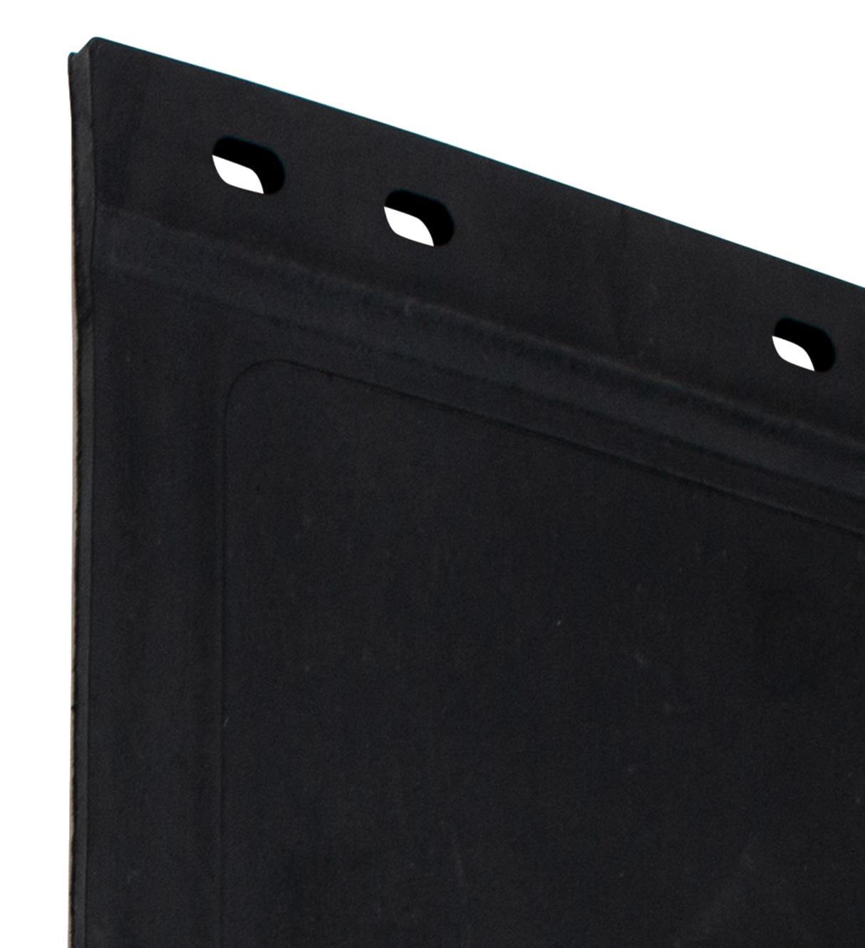 Heavy Duty 3/8 Inch Thick, Black Rubber Mud Flaps