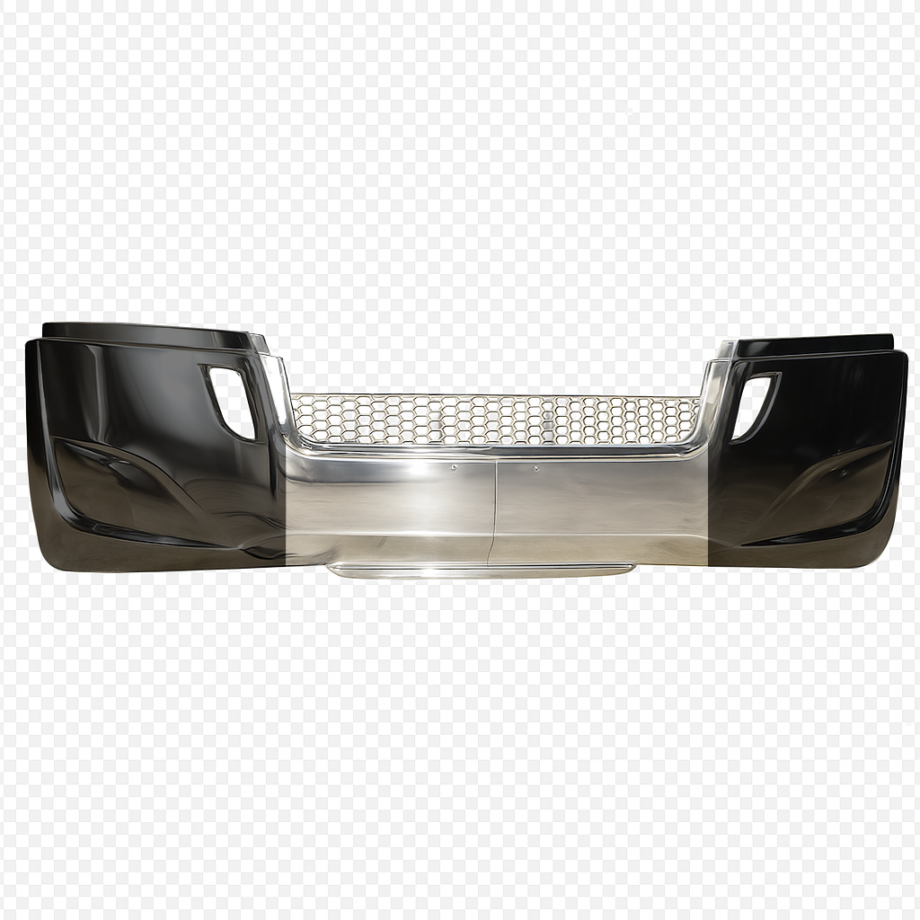 Freightliner Cascadia (2018 and Newer) - Bumper With Chrome Trim