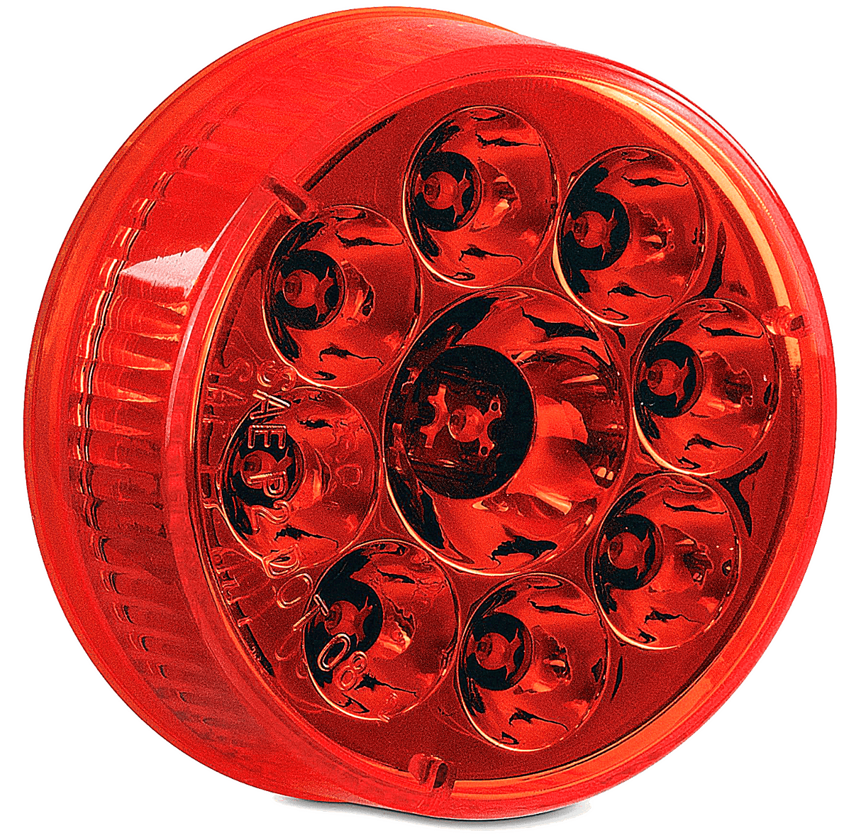 2 Inch Round Diamond Reflector 9 LED Lights - HD Truck Source