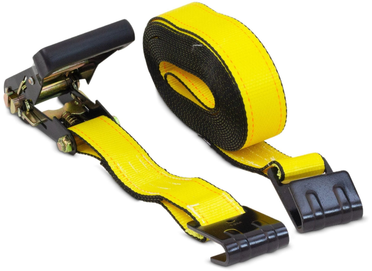 2 Inch x 30 Foot Ratchet Strap w/Flat Hook - HD Truck Source