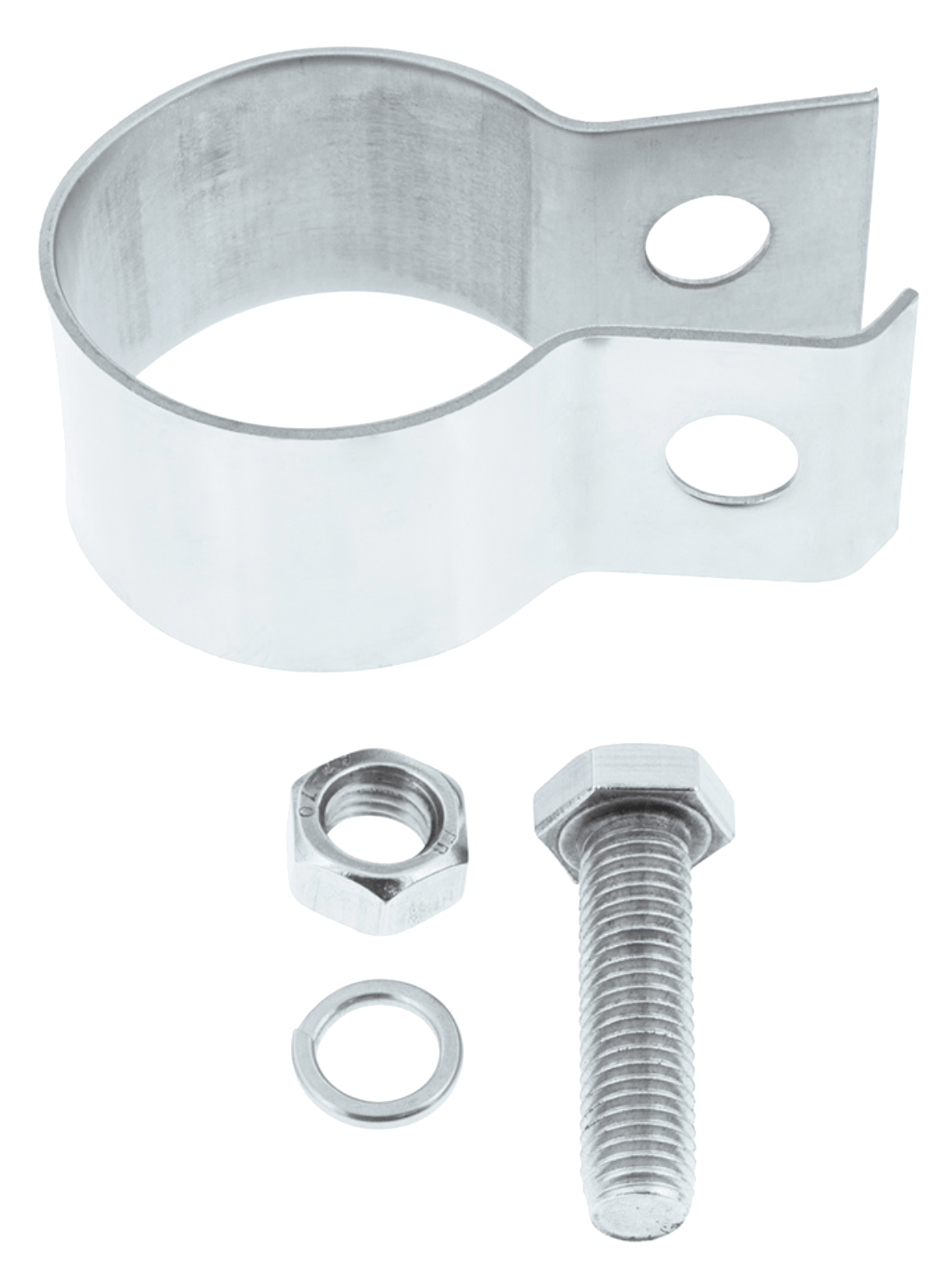 2" Quarter Fender Stainless Steel Tube Clamp With Hardware - HD Truck Source