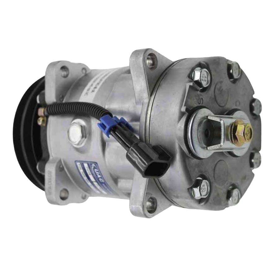 Chevrolet Kodiak | GMC Topkick Compressor | OEM 15153594, 130mm Clutch, 7 Grooves, 12V