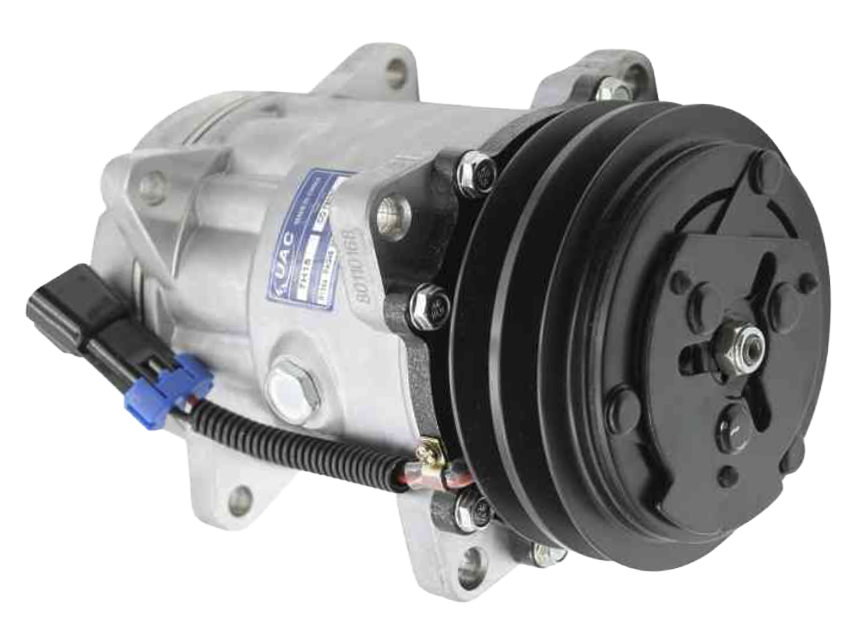 Chevrolet Kodiak | GMC Topkick Compressor | OEM 15153594, 130mm Clutch, 7 Grooves, 12V