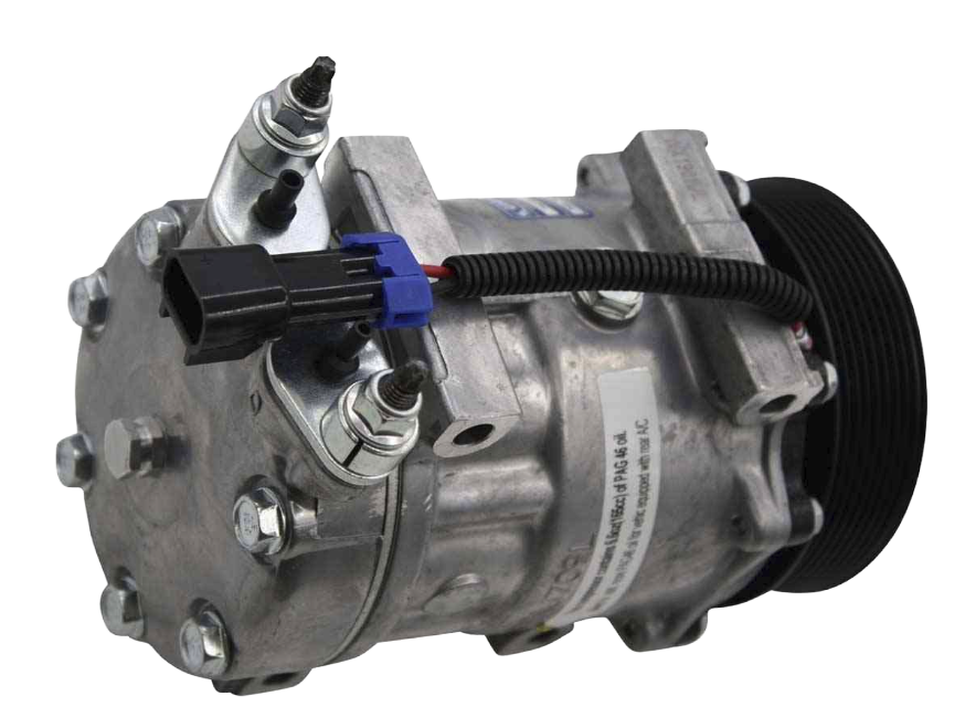 International Navistar A/C Compressor SD7H15 PV6 12V 125mm Tang GWA 2-Wire