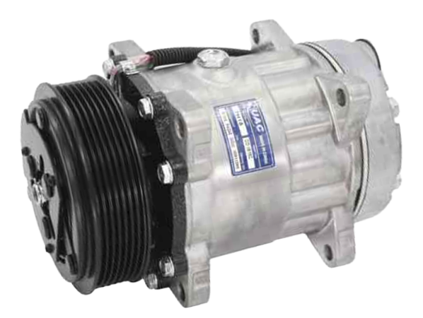 Chevy Kodiak, GMC Topkick (1990-2002) Replacement A/C Compressor | OEM SD7H15 7-Grooves, 119mm Clutch