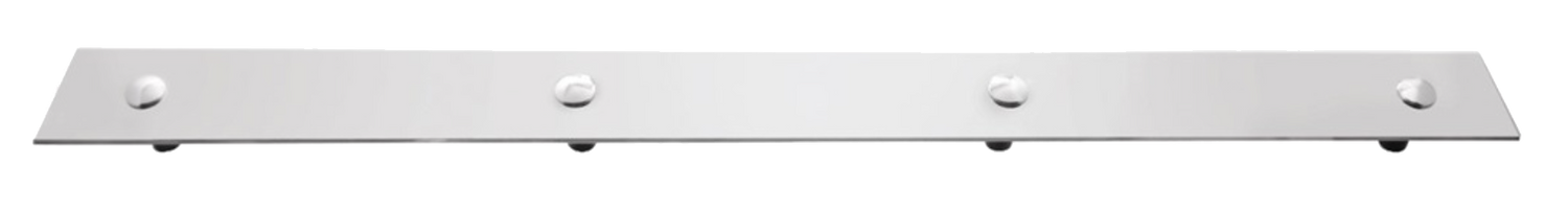 2" X 24" Top Mud Flap Plate - Bolt Thru