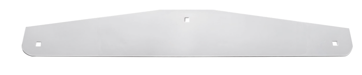 24" x 4" Stainless Steel Bottom Mud Flap Plate - Bolt Thru