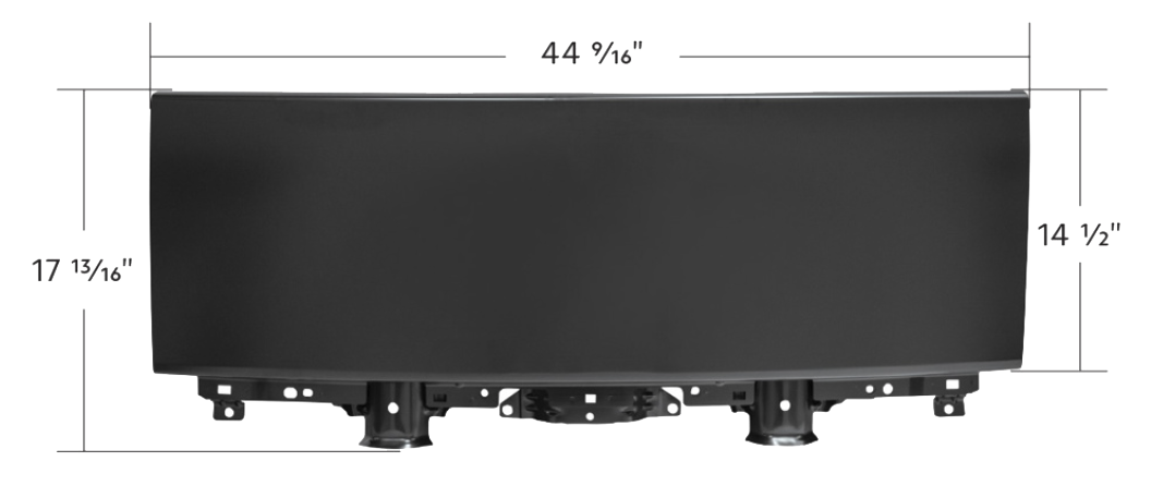 Isuzu NPR (ELF 200/300) 2008-2024 - Black Steel Front Panel Assembly