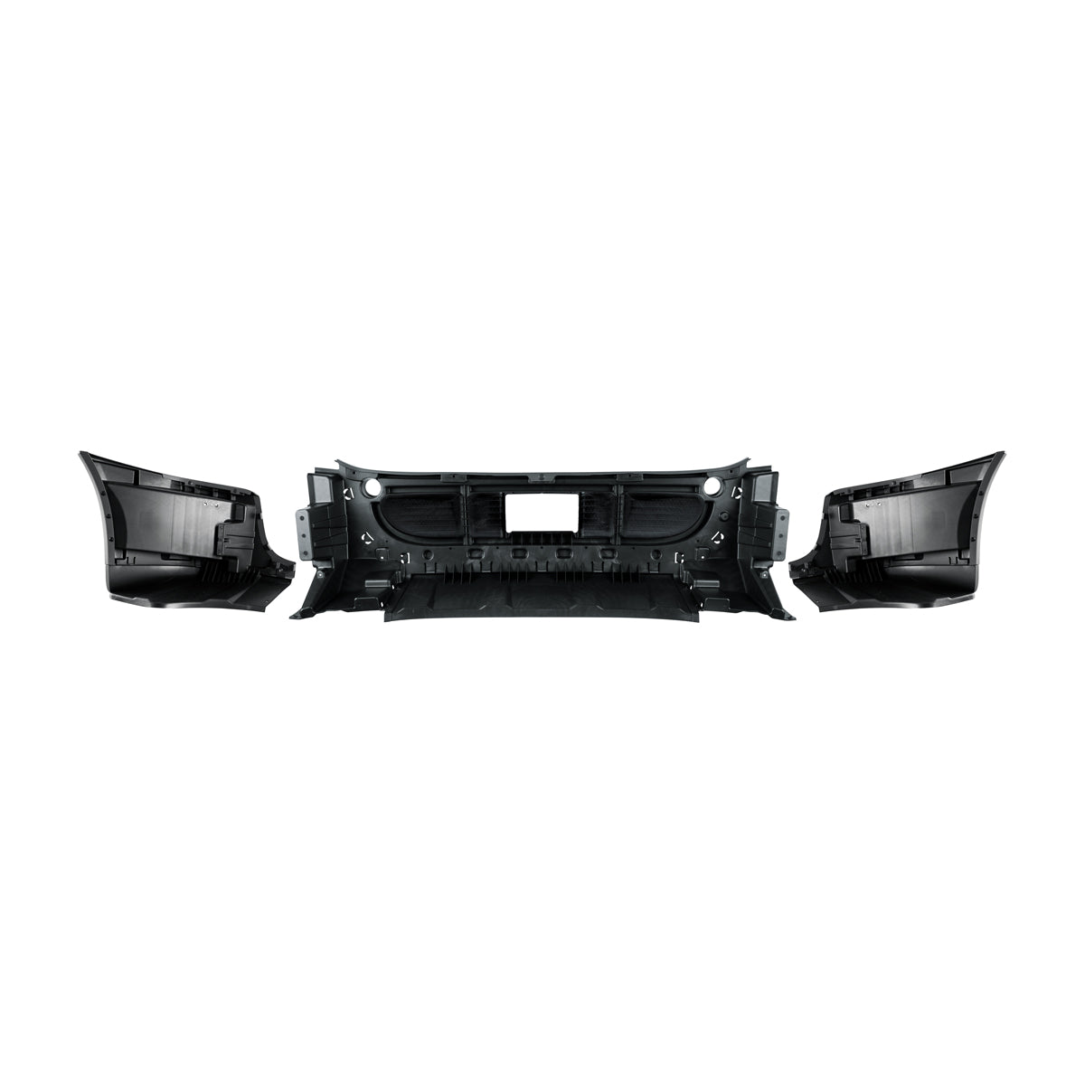 Freightliner Cascadia (2008-2017) - Plastic Bumper With Black Trim