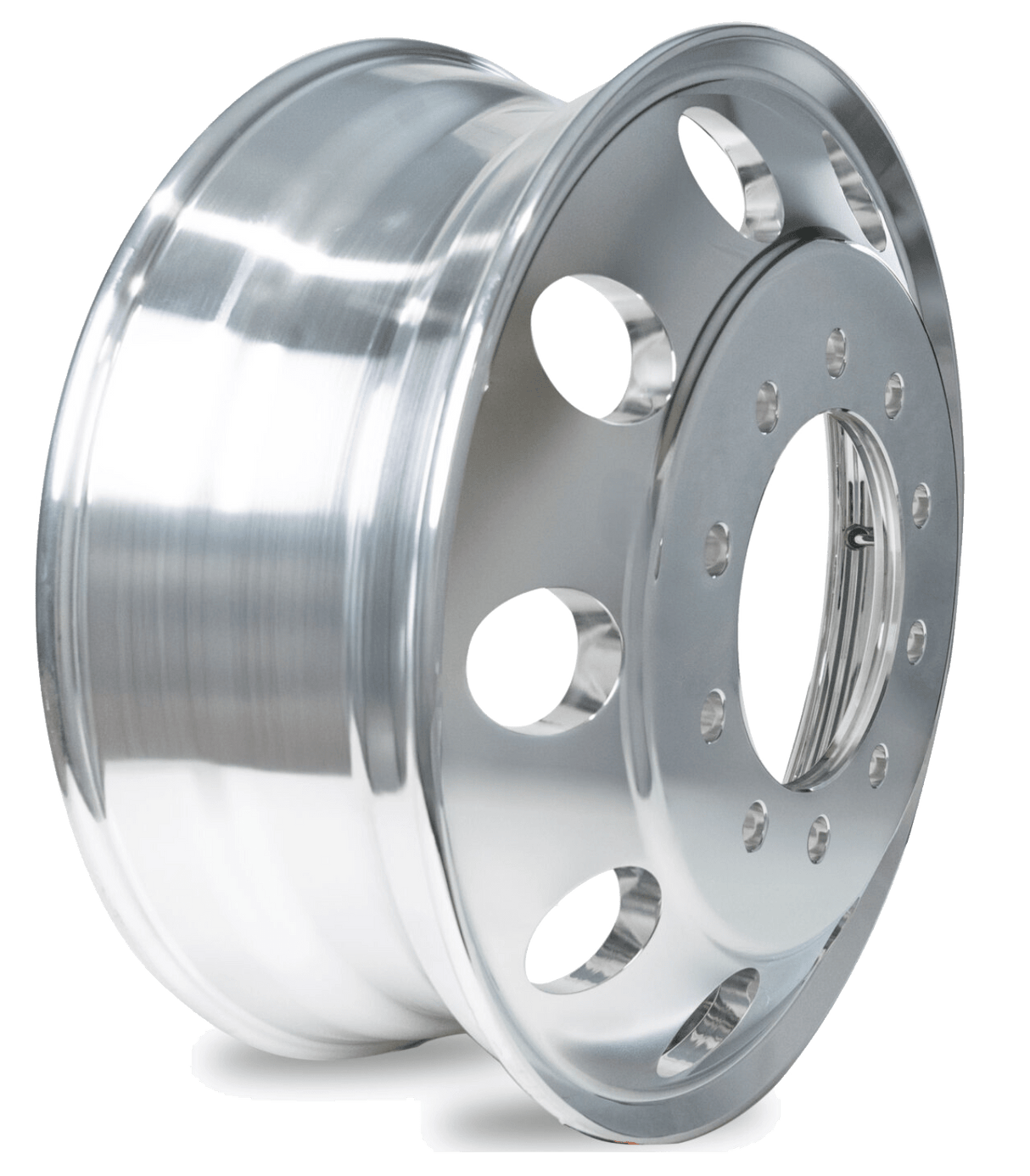 22.5 Inch Hub Pilot Polished Aluminum Wheel Alcoa Style - HD Truck Source