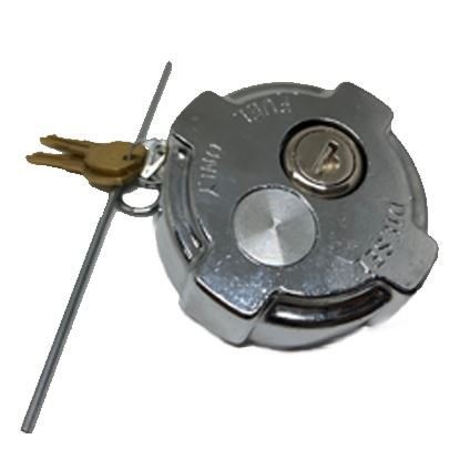 2.25 Inch ID Reefer, International & Ford 650/750 Trucks - Locking Fuel Cap - Chrome - HD Truck Source