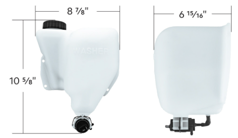 Peterbilt 379 1989-2007 - Washer Fluid Reservoir R86-6001