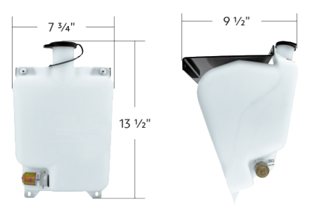 Kenworth W900 1995-2019 - Washer Fluid Reservoir