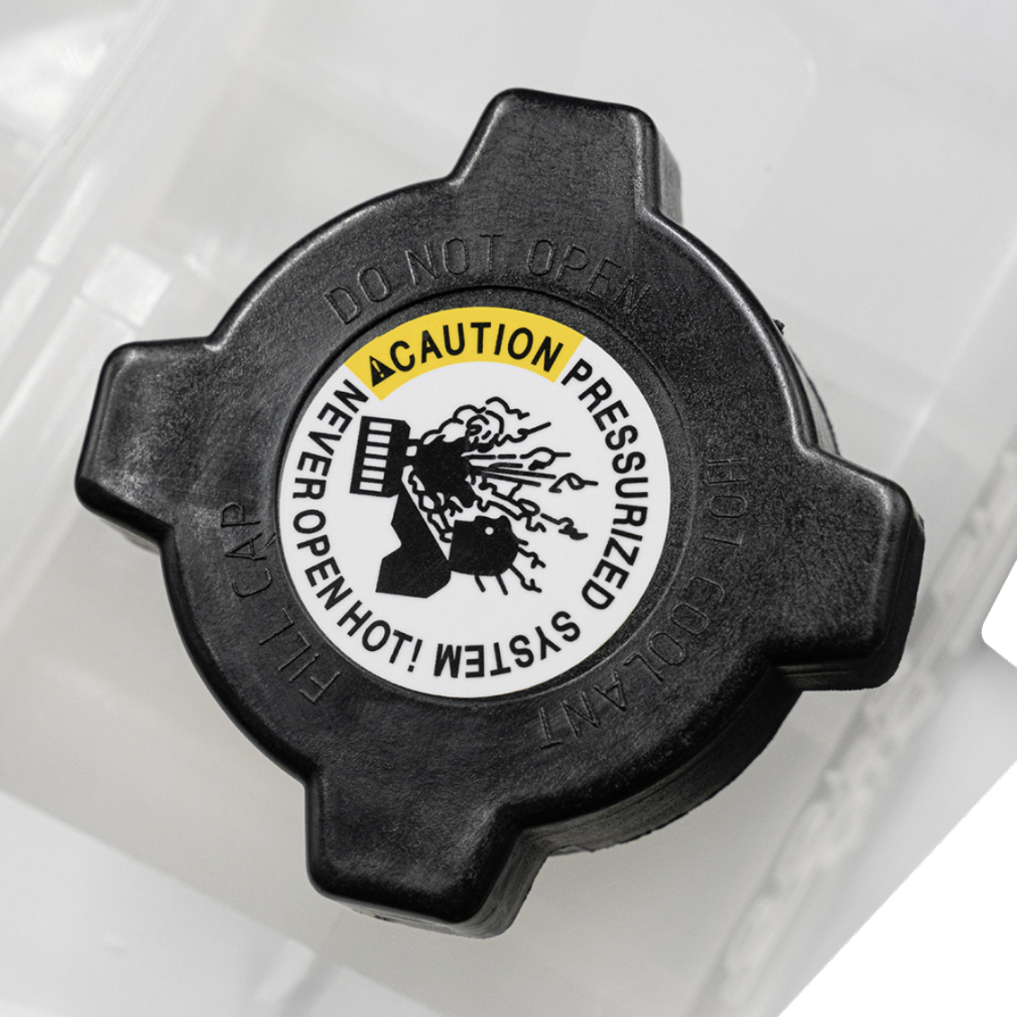 Kenworth T680, T880 - Pressurized Coolant Reservoir With Coolant Level Sensor