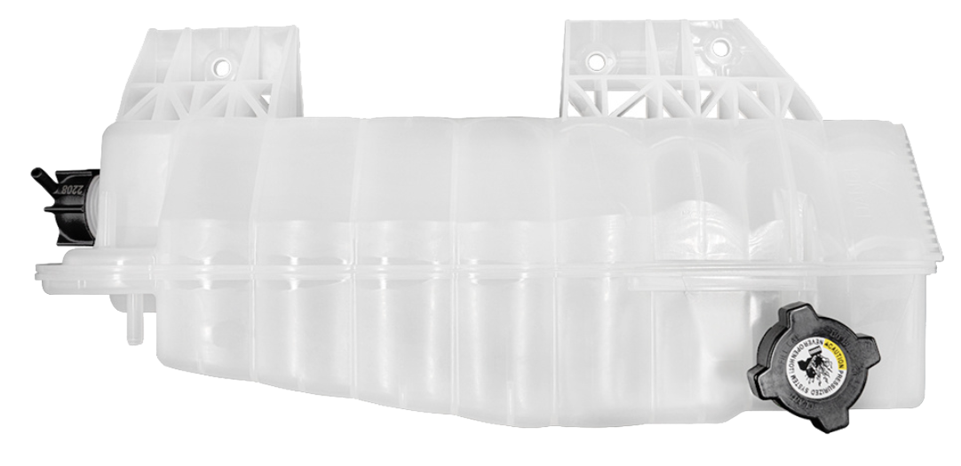 Kenworth T680, T880 - Pressurized Coolant Reservoir With Coolant Level Sensor