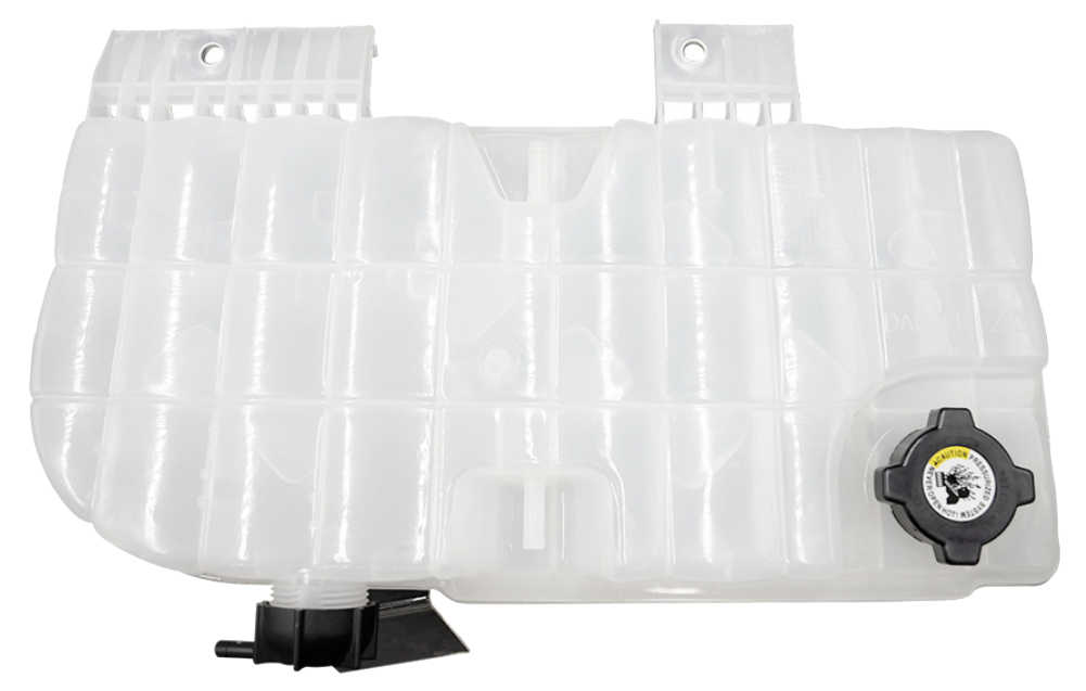 Peterbilt 389, 367, 365 & Kenworth W900, T800. - Pressurized Coolant Reservoir With Coolant Level Sensor