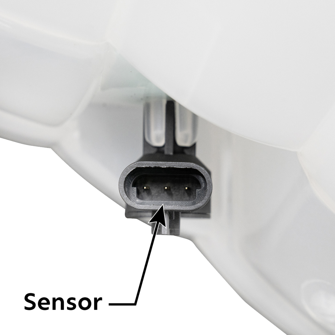 Peterbilt 389, 367, 365 & Kenworth W900, T800. - Pressurized Coolant Reservoir With Coolant Level Sensor