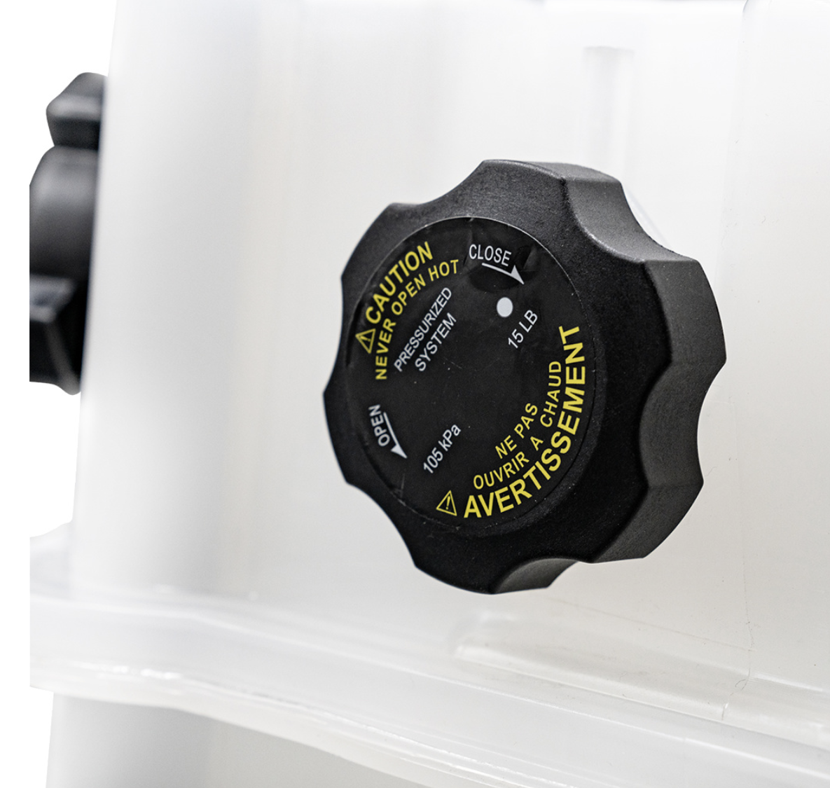 Freightliner Cascadia (2008-2017), Century, Columbia, M2 - Pressurized Coolant Reservoir With Coolant Level Sensor