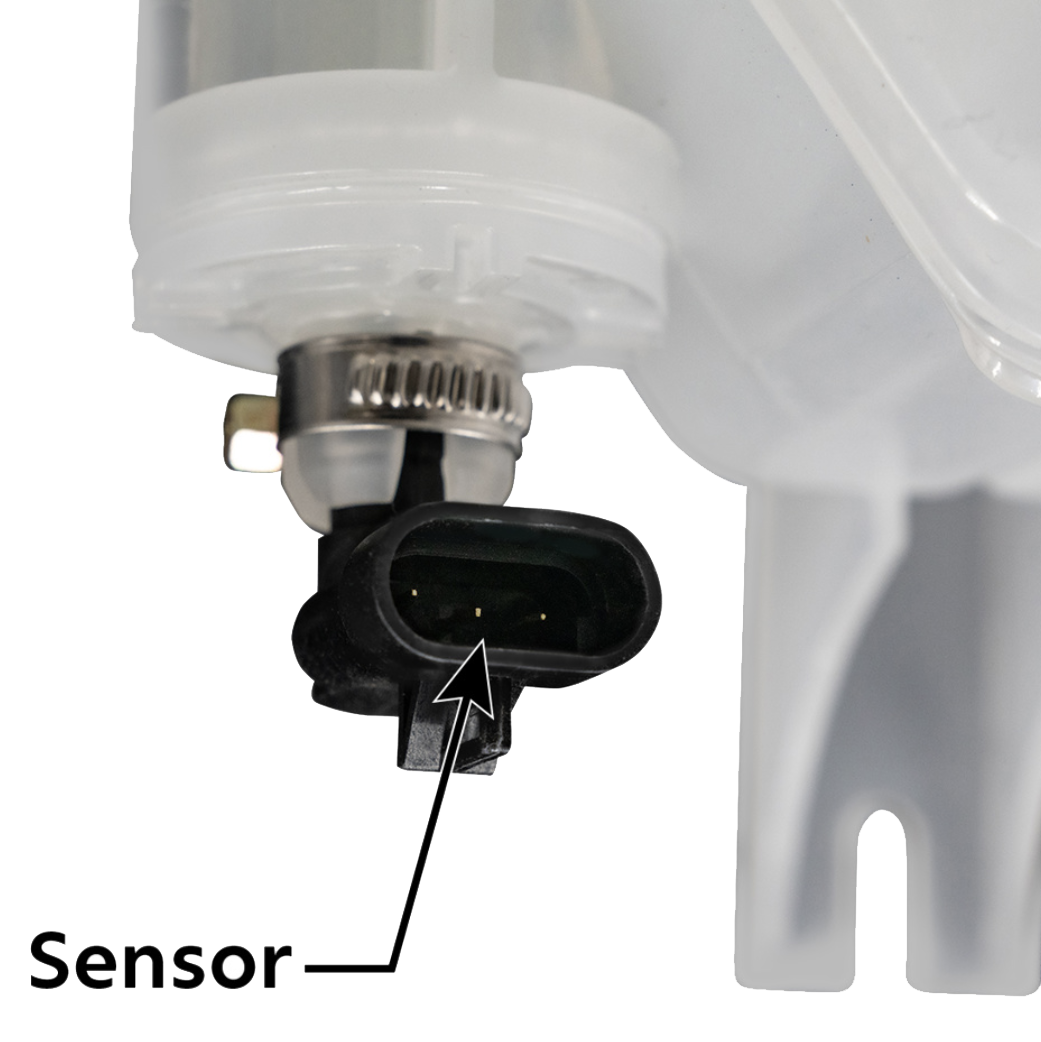 Volvo VNL/VNM, VHD & Mack Pinnacle - Pressurized Coolant Reservoir With Coolant Level Sensor (Copy)