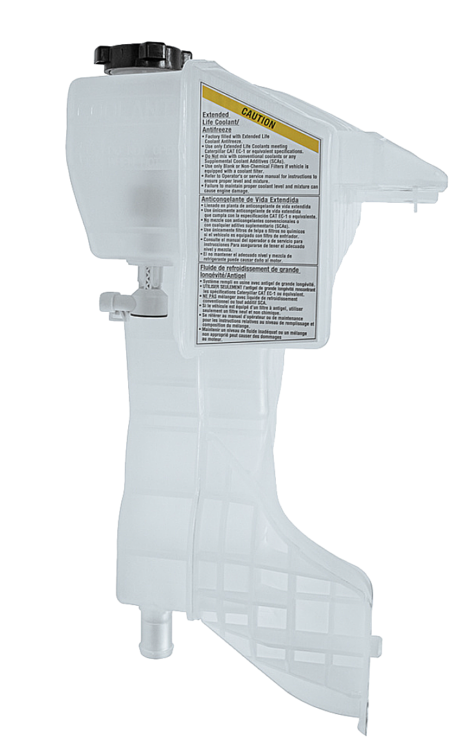 Kenworth T680, T880 And Peterbilt 579 - Pressurized Coolant Reservoir With Coolant Level Sensor