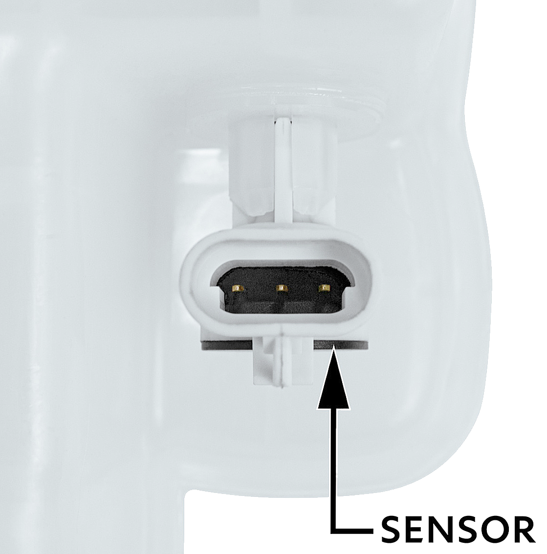 Kenworth T680, T880 And Peterbilt 579 - Pressurized Coolant Reservoir With Coolant Level Sensor