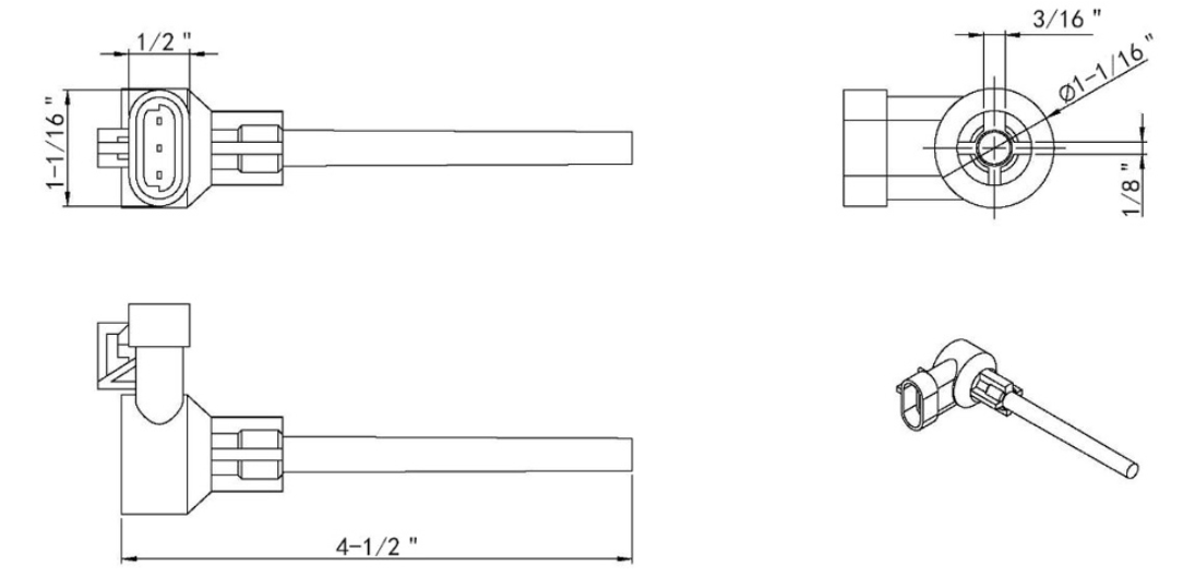 Kenworth W900 (2015-2021) - Coolant Level Sensor