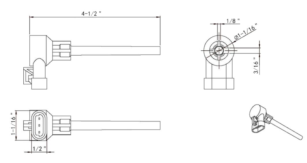Kenworth T680 (2017-2021) - Coolant Level Sensor
