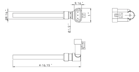 Volvo VNL/VNM 2008-2018 - Coolant Level Sensor