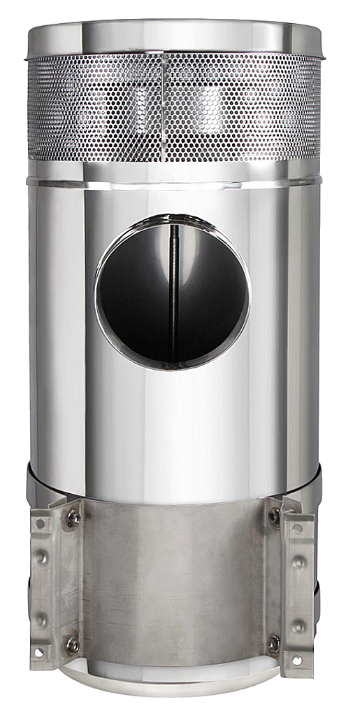 Peterbilt - 15" Stainless Air Cleaner Kit With Brackets, Vortox Style