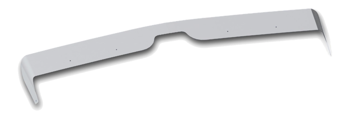 Kenworth T880 (2014+) - 430 Stainless Steel Bug Shield