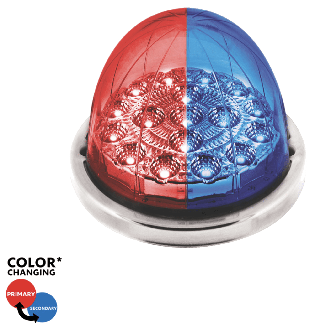 3" Dual Color 17 LED Watermelon Lights - HD Truck Source