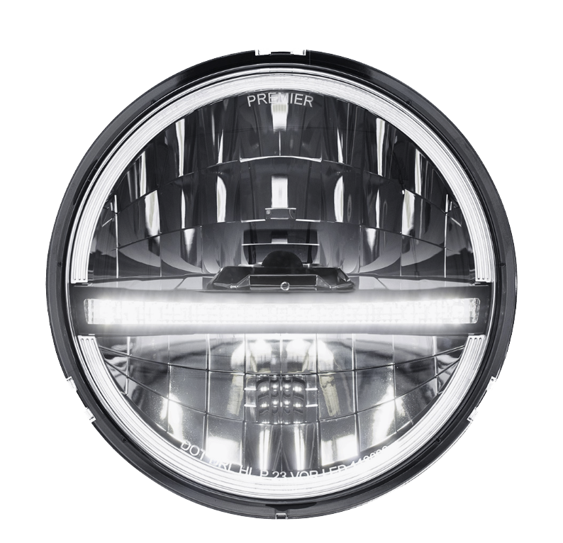 5-3/4" Headlight - 20 High Power LED With DRL/Position Light - Black