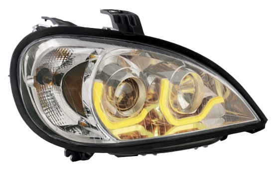 Freightliner Columbia (2001-2020) - Projection Headlight With Dual Function Light Bar