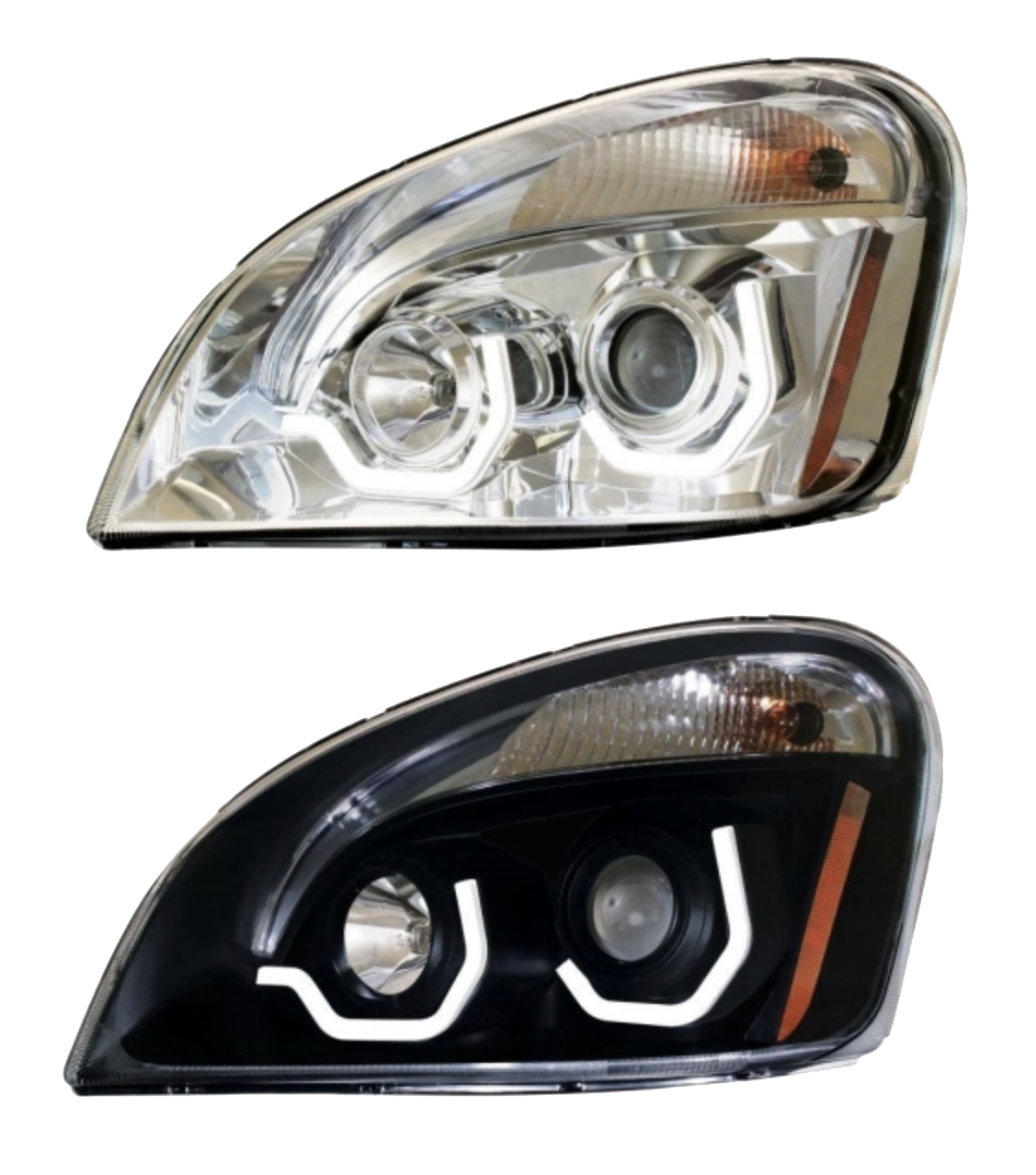 Freightliner Cascadia 2008-2017 - Projection Headlight With LED Position Light