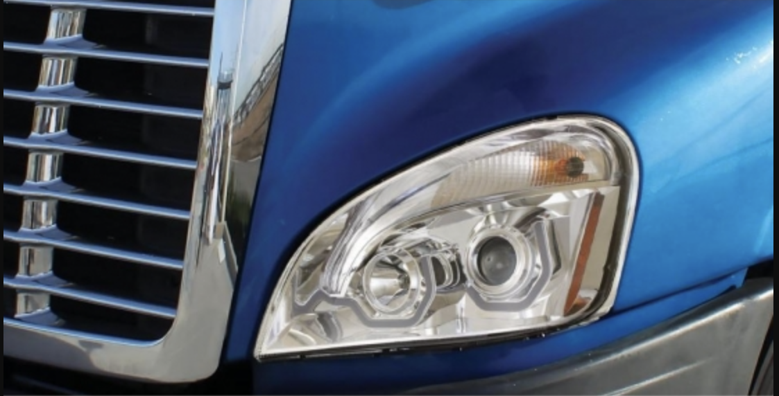 Freightliner Cascadia 2008-2017 - Projection Headlight With LED Position Light