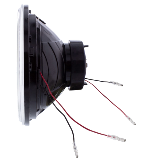 7" Crystal Headlight With 34 LED Position Light