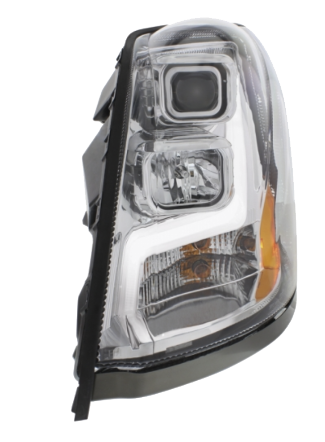 Volvo VN/VNL (2003-2017) - Projection Headlight With LED Position Light Bar