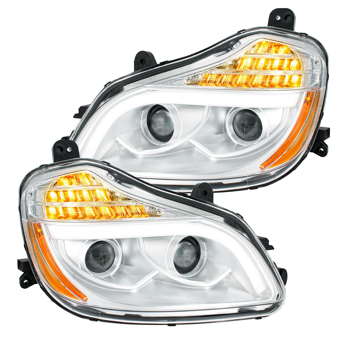 Kenworth T680 (2013-2021) - 8 LED Projection Headlight