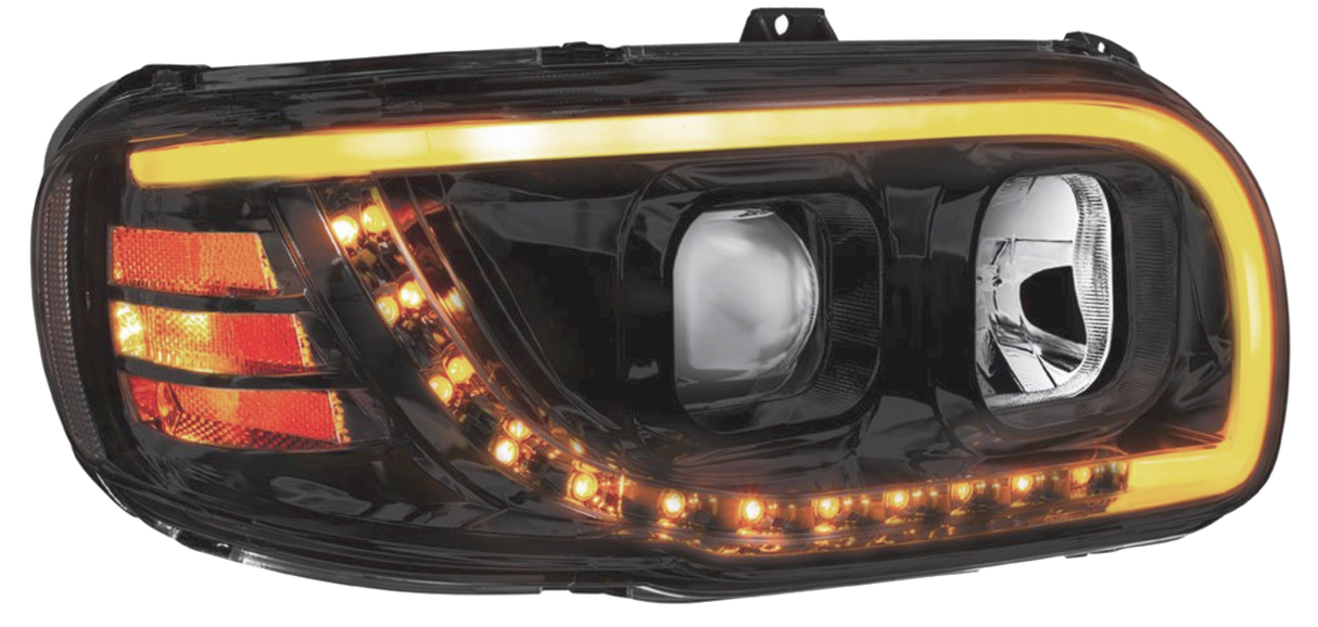 Peterbilt 389, 388 and 567 - Projection Headlight With LED Turn Signal & Light Bar