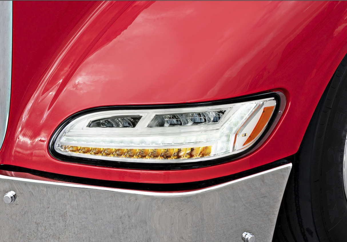 Peterbilt 386 (2006-2016) and 387 (2000-2011) - 6 LED Headlight