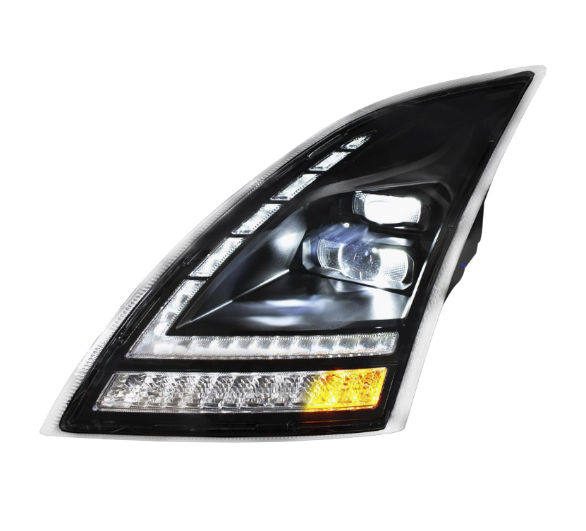 Volvo VNL (2018-2024) - Full LED Headlight With Switchable Sequential Turn Signal