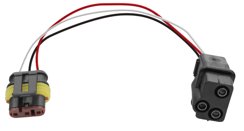 Bullet Plug - 3-Way Molded Female To 3-Way TE AMP Style 1.5mm Plug Adapter