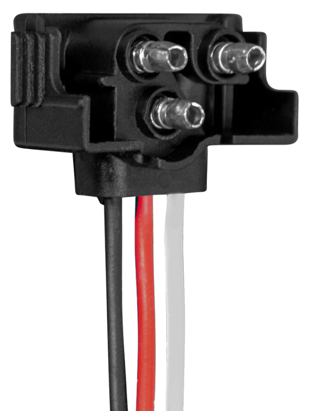 Wire Harness - 6 Plugs, 3-Prong Male Right Angle Bullet Plugs, 7-1/2" Lead Between Plugs