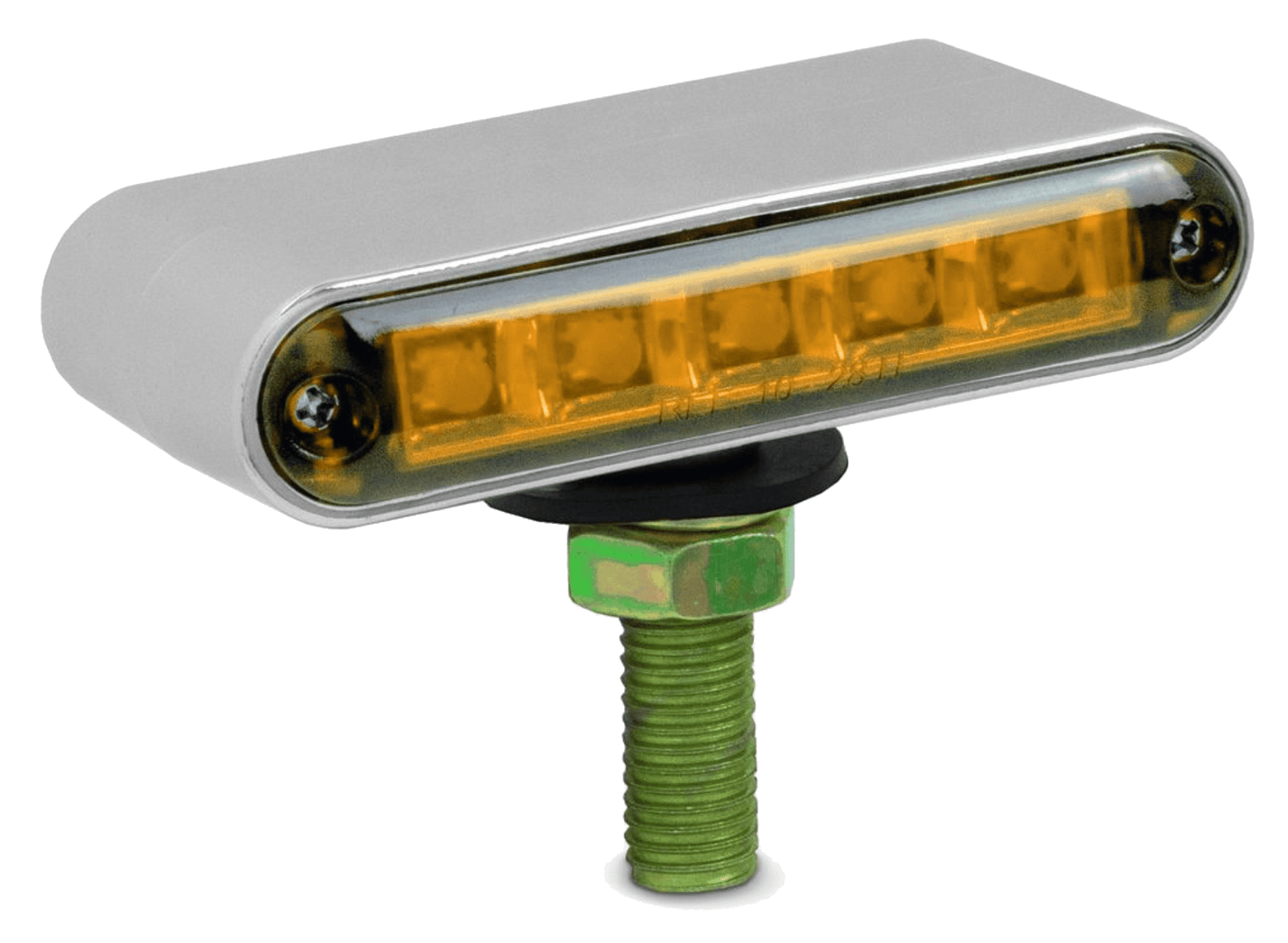 3.5 Inch Double Face LED Light Bar Amber and Red - HD Truck Source