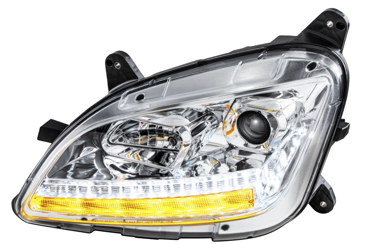 Peterbilt 579 (2012-2021 ) 587 (2010-2016) - Projection Headlight With LED Sequential Turn and DRL