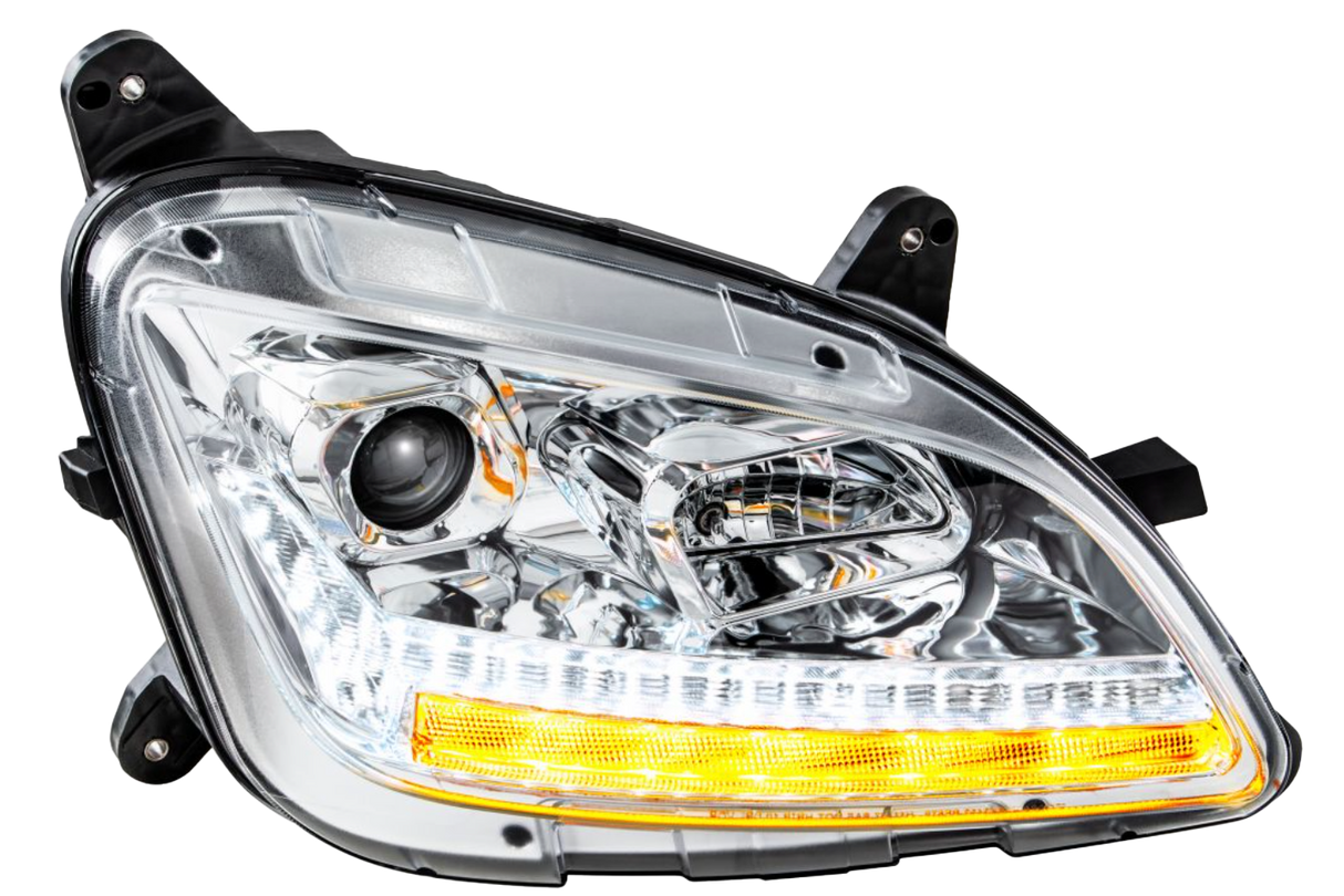 Peterbilt 579 (2012-2021 ) 587 (2010-2016) - Projection Headlight With LED Sequential Turn and DRL