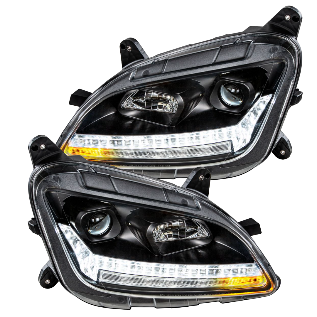 Peterbilt 579 (2012-2021 ) 587 (2010-2016) - Projection Headlight With LED Sequential Turn and DRL