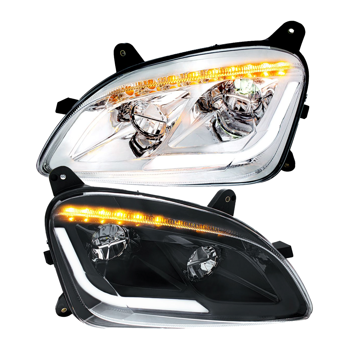 Peterbilt 587 (2010-2016) Peterbilt 579 (2012-2021) - LED Headlight With Sequential LED Turn Signal