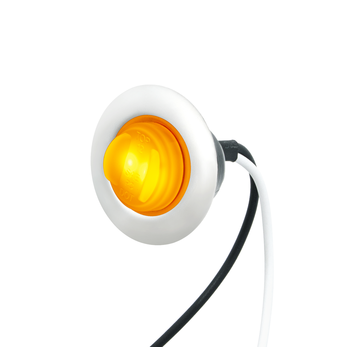 3/4 Inch Mini Light GloLight 2 LED With Stainless Steel Trim