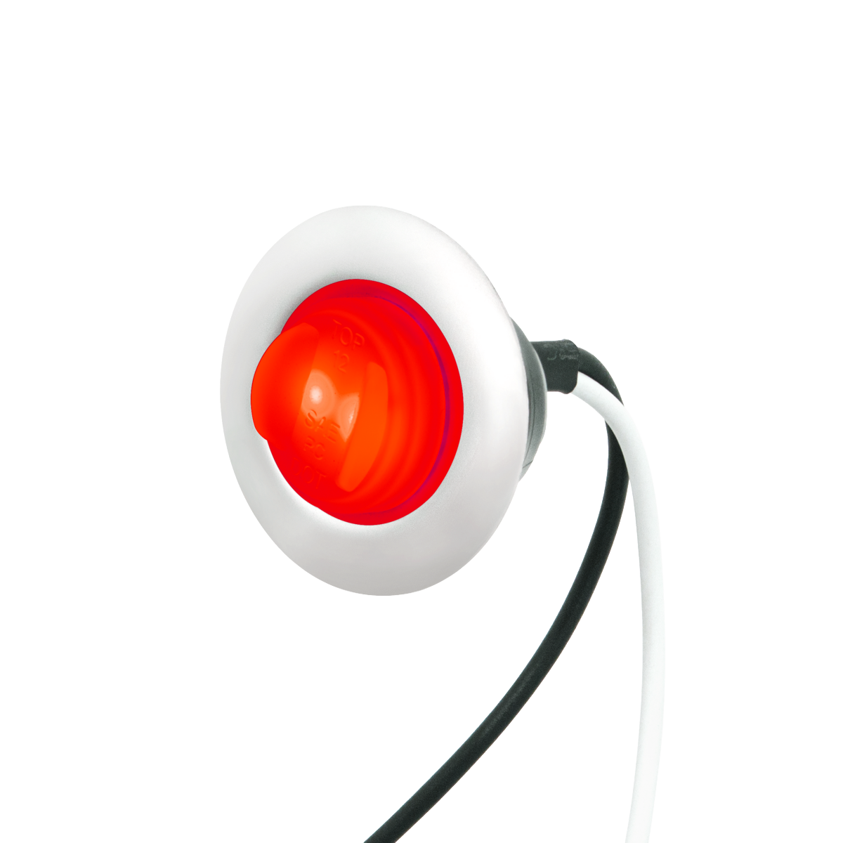 3/4 Inch Mini Light GloLight 2 LED With Stainless Steel Trim
